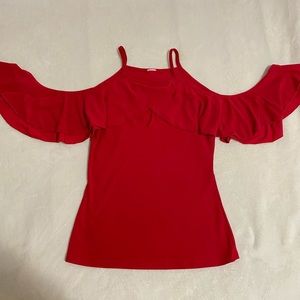 Mitto | Off shoulder red top❤️‍🔥